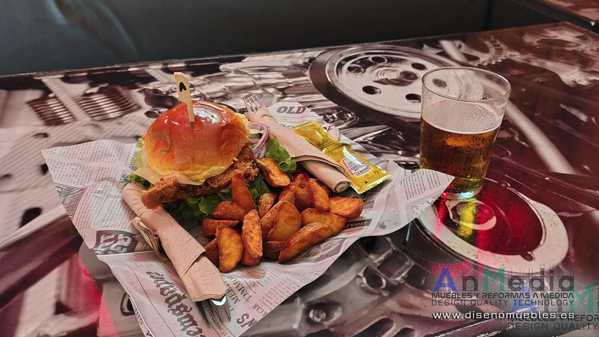 Hamburguesa de pollo